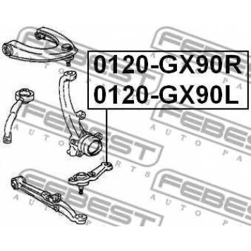 Опора шаровая <b>FEBEST 0120-GX90R</b>-1