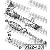 Осевой шарнир рулевой тяги FEBEST 0122-120
