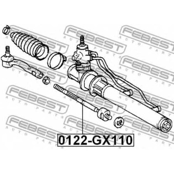 Осевой шарнир рулевой тяги FEBEST 0122-GX110