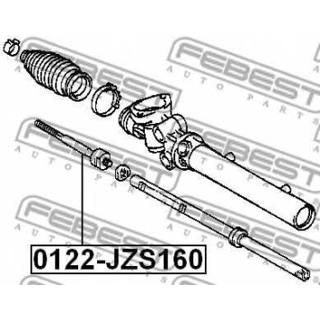 Осевой шарнир рулевой тяги FEBEST 0122-JZS160