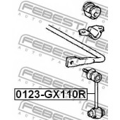 Тяга / стойка стабилизатора FEBEST 0123-GX110R