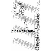 Тяга / стойка стабилизатора FEBEST 0123-NCP150F
