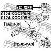Рычаг независимой подвески колеса FEBEST 0124-KGC10RH