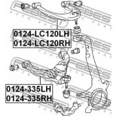Рычаг независимой подвески колеса FEBEST 0124-LC120RH