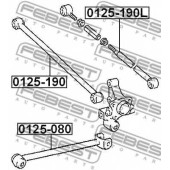 Рычаг независимой подвески колеса FEBEST 0125-190L