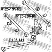 Рычаг независимой подвески колеса FEBEST 0125-2SV40