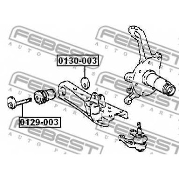 Болт регулировки развала колёс FEBEST 0129-003-1