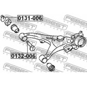 Чаша холостого хода, балка моста FEBEST 0131-006