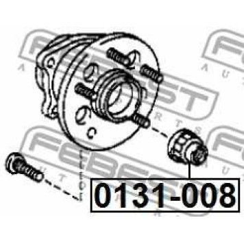 Чаша холостого хода, балка моста FEBEST 0131-008