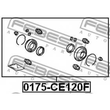 Ремкомплект тормозного суппорта FEBEST 0175-CE120F