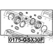 Ремкомплект тормозного суппорта FEBEST 0175-GSX30F
