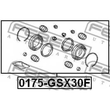 Ремкомплект тормозного суппорта FEBEST 0175-GSX30F