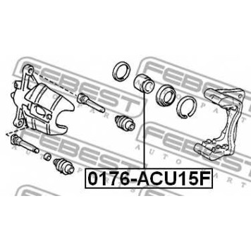 Поршень корпуса скобы тормоза FEBEST 0176-ACU15F-1