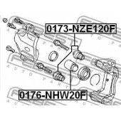 Поршень корпуса скобы тормоза FEBEST 0176-NHW20F