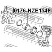 Поршень корпуса скобы тормоза FEBEST 0176-NZE154F