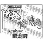 Поршень корпуса скобы тормоза FEBEST 0176-UZJ01F