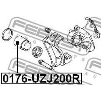 Поршень корпуса скобы тормоза FEBEST 0176-UZJ200R