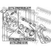 Поршень корпуса скобы тормоза FEBEST 0176-ZRE151R-KIT