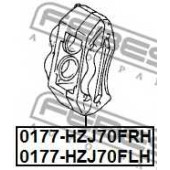 Тормозной суппорт FEBEST 0177-HZJ70FRH
