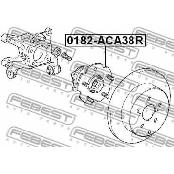 Ступица колеса FEBEST 0182-ACA38R