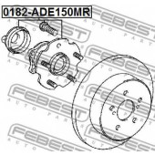 Ступица колеса FEBEST 0182-ADE150MR