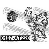Натяжной ролик поликлинового ременя FEBEST 0187-AT220
