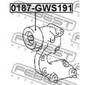 Натяжной ролик поликлинового ременя FEBEST 0187-GWS191