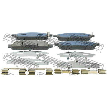 Колодки передние NISSAN ARMADA TA60/INFINITI QX56 (JA60) 2003- <b>FEBEST 0201-A60F</b>-1