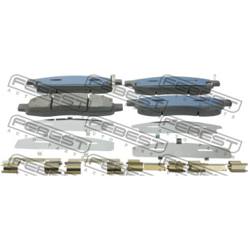 Колодки передние NISSAN ARMADA TA60/INFINITI QX56 (JA60) 2003- <b>FEBEST 0201-A60F</b>