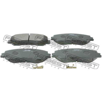 Колодки тормозные передние комплект NISSAN X-TRAIL <b>FEBEST 0201-J11EF</b>-1