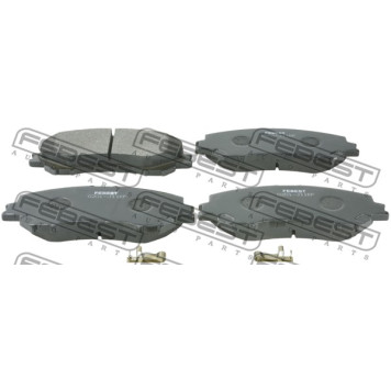Колодки тормозные передние комплект NISSAN X-TRAIL <b>FEBEST 0201-J11EF</b>