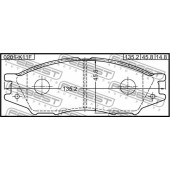 Колодки тормозные дисковые передний для NISSAN ALMERA(N16), AVENIR, BLUEBIRD SYLPHY(G10), CUBE(Z10), EXPERT(W11), MICRA(K11), SUNNY, TSUBAME <b>FEBEST 0201-K11F</b>