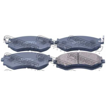 Колодки тормозные дисковые передний для INFINITI G20, M30 Convertible, M30 / NISSAN 200 SX, 240 SX, ALMERA, AVENIR, BLUEBIRD, PRAIRIE, PRIMERA, SKYLINE <b>FEBEST 0201-P11F</b>