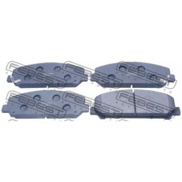 Колодки тормозные дисковые передний для INFINITI QX56 / NISSAN ARMADA, TITAN <b>FEBEST 0201-R51F</b>