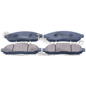 Колодки тормозные дисковые передний для NISSAN NAVARA(D40), NP300 NAVARA(D23), PATHFINDER(R51) <b>FEBEST 0201-R51MF</b>-1