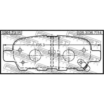 Колодки тормозные дисковые задний для INFINITI EX, FX, G, M35 / NISSAN 350 Z, 370 Z, ALTIMA, BLUEBIRD SYLPHY, CEFIRO, CUBE, ELGRAND, JUKE, LATIO, LEAF, MURANO, PATHFINDER, PULSAR, QASHQAI, QUEST, SENTRA, SERENA, SKYLINE, STAGEA, SYLPHY, TEANA, TIIDA, X-TR