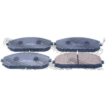 Колодки тормозные дисковые передний для NISSAN PATROL GR(Y61), PATROL <b>FEBEST 0201-Y61F</b>