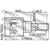 Шарнир приводного вала FEBEST 0211-T30R