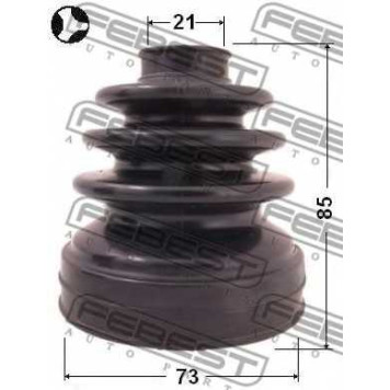 Пыльник приводного вала FEBEST 0215-B10RS