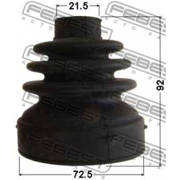 Пыльник приводного вала FEBEST 0215-C11XT