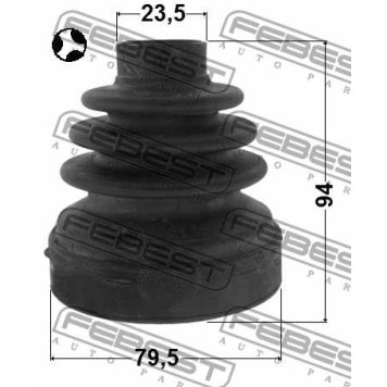Пыльник приводного вала FEBEST 0215-J32T-2