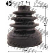 Пыльник приводного вала FEBEST 0215-P12QG16T