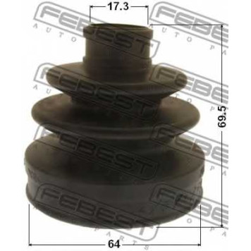 Пыльник приводного вала FEBEST 0217-J10R