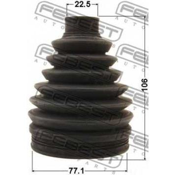 Пыльник приводного вала FEBEST 0217P-C11X