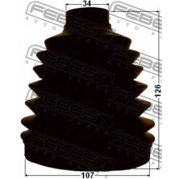 Пыльник приводного вала FEBEST 0217P-Y62
