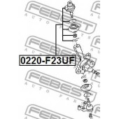 Несущий / направляющий шарнир FEBEST 0220-F23UF