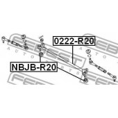 Осевой шарнир рулевой тяги FEBEST 0222-R20
