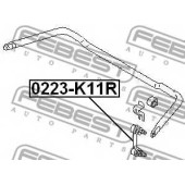 Тяга / стойка стабилизатора FEBEST 0223-K11R
