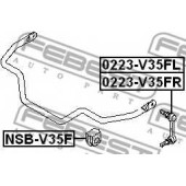 Тяга / стойка стабилизатора FEBEST 0223-V35FR