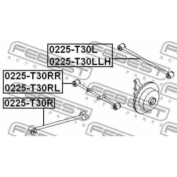 Рычаг независимой подвески колеса FEBEST 0225-T30R